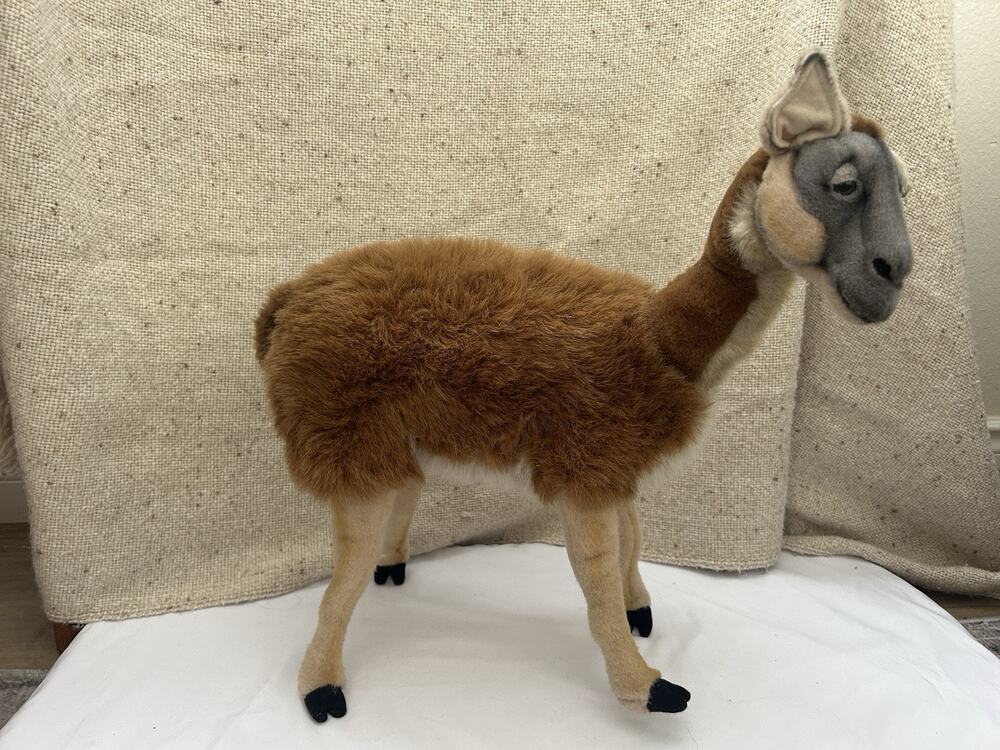 VTG Hansa Thomas Boland 17 Inch Stuffed Guanaco Llama Posable Legs 2000
